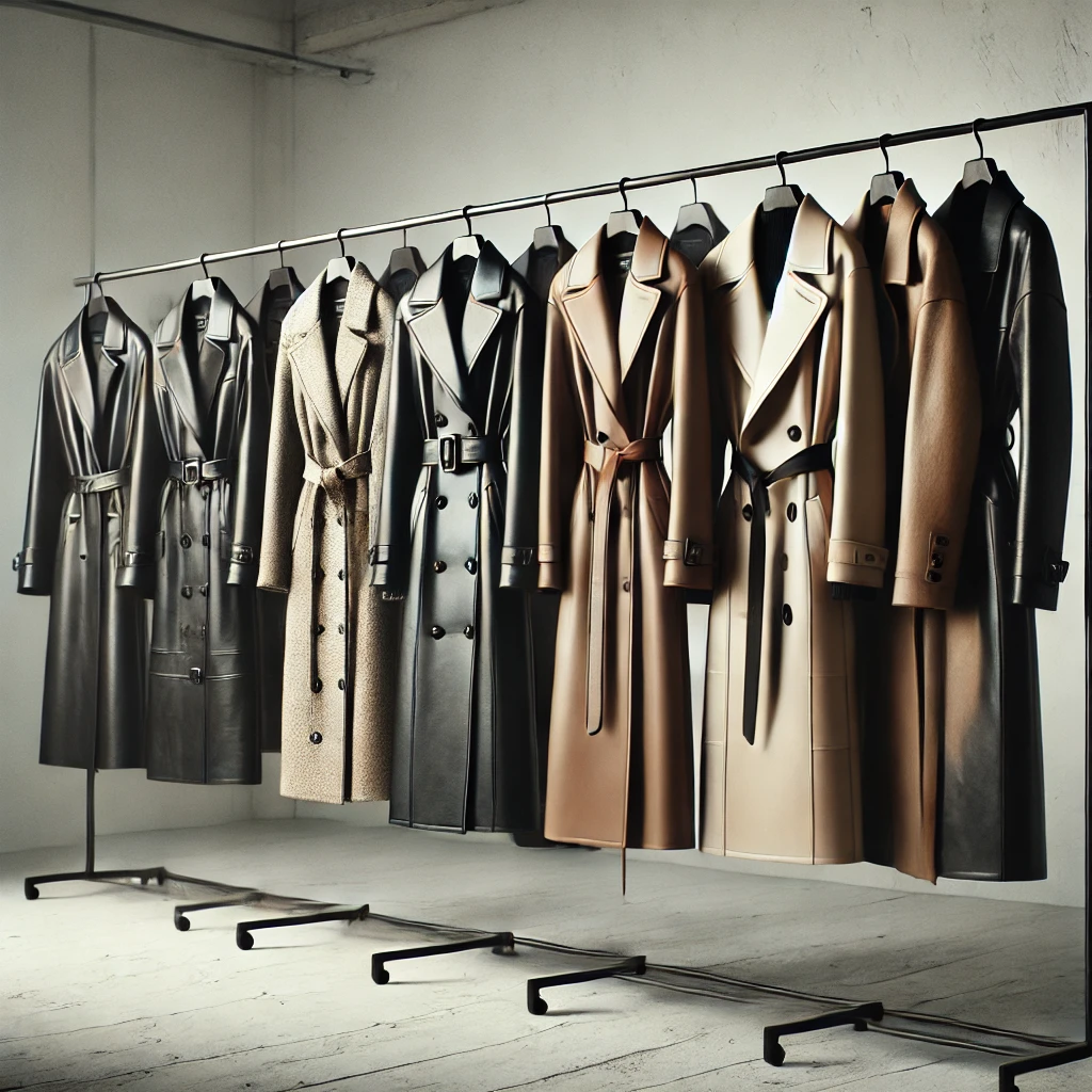 Long Leather and PU Coats