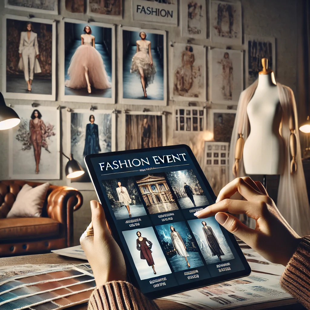 Selecting a Fashion Show Event.