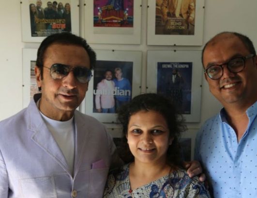 Dr. Payal Dalal & Mr. Yogesh Dalal with Legendary actor Mr. Gulshan Grover