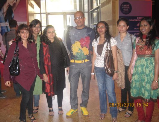Director Dr. Payal Dalal with Jediiians with Designer Narendra Kumar at LFW